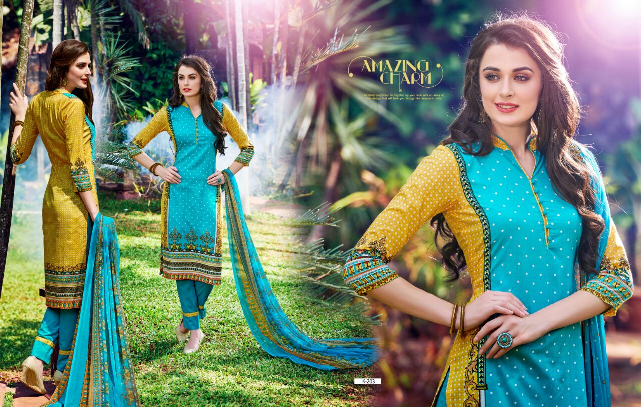 Latest hot sale cotton suits