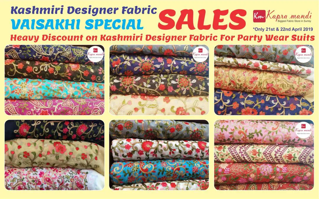 Vaisakhi Special Discounts on Kashmiri Fabric